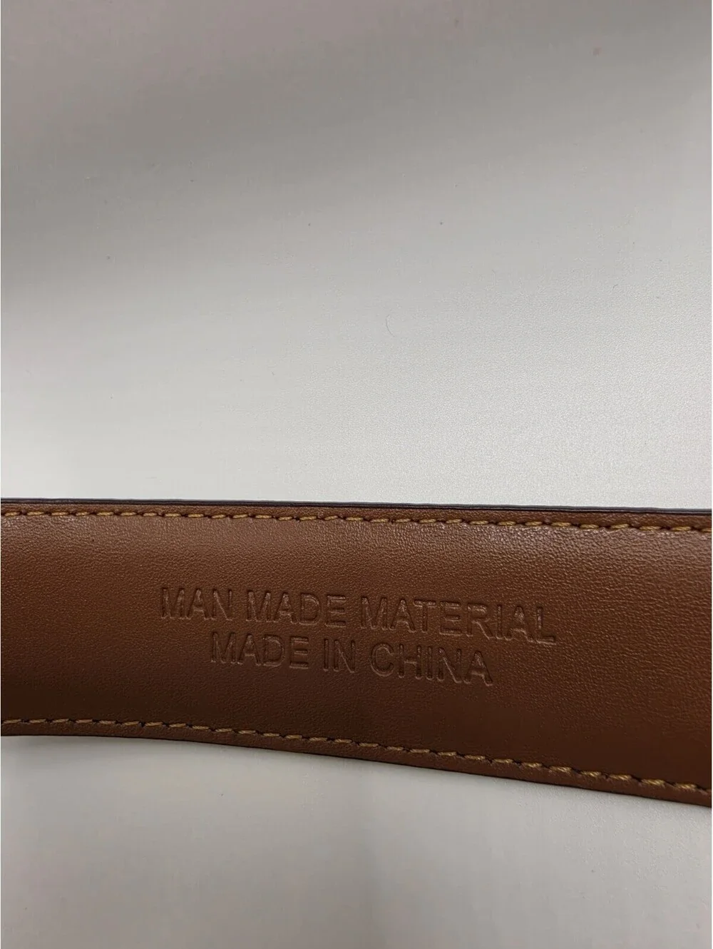 Chaps Ralph Lauren Men's Brown Leather Dress Belt Size 42 / 105 Style 4700169836